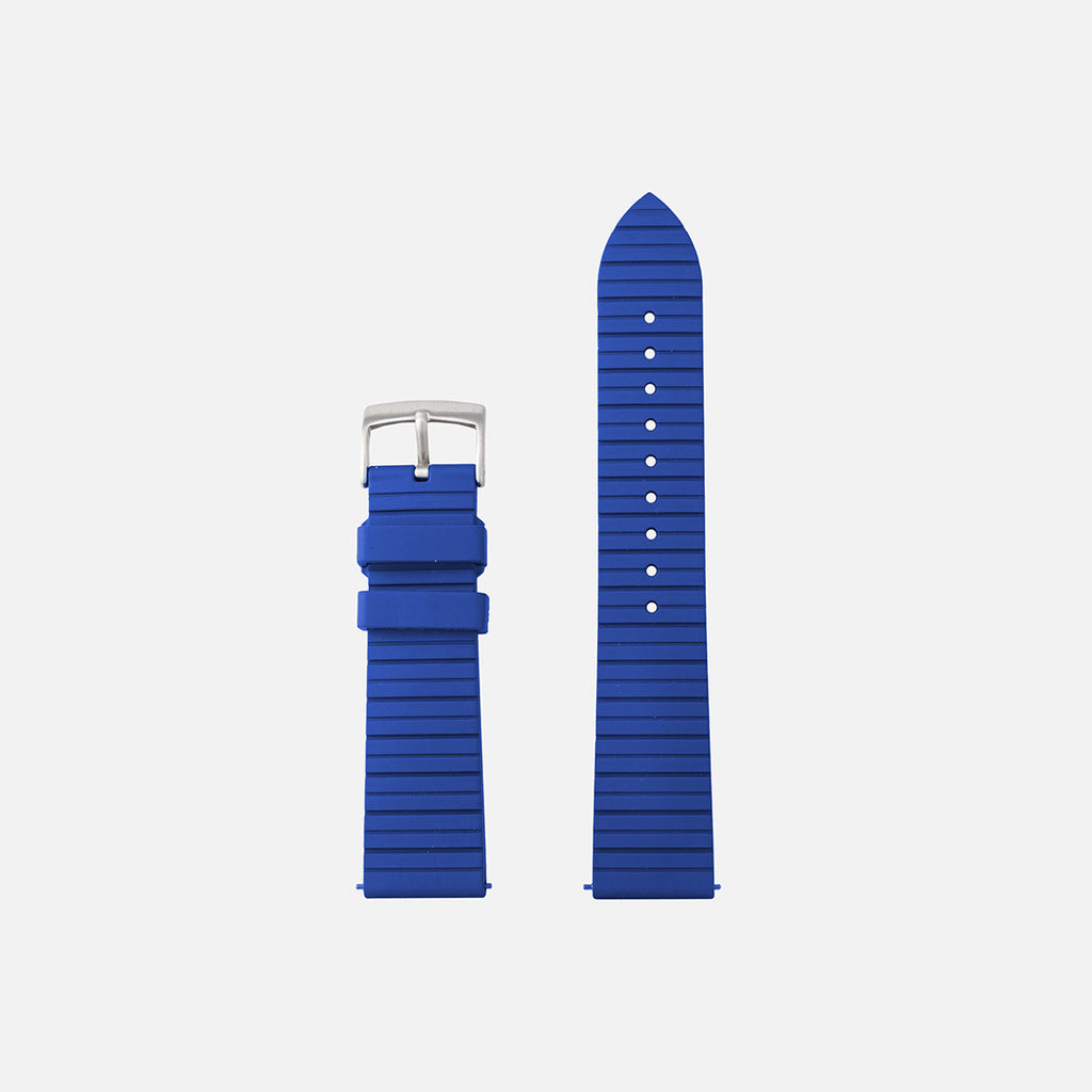 bracelet en caoutchouc haut de gamme bleu
