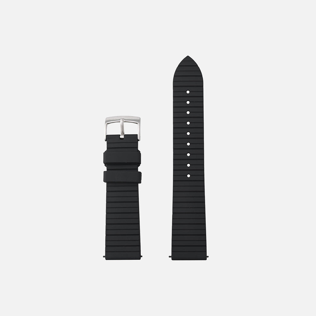 bracelet en caoutchouc haut de gamme noir