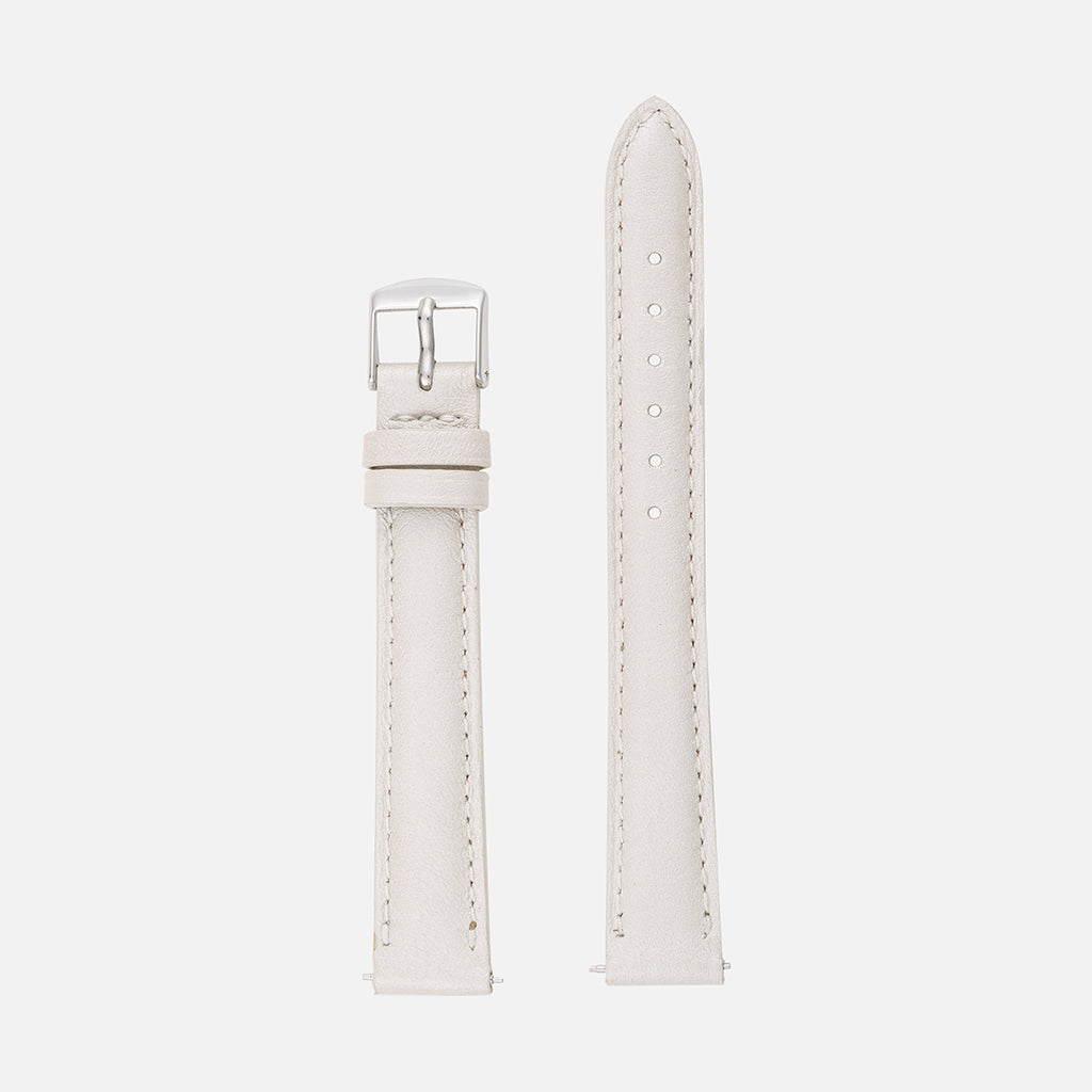 bracelet en cuir pour montre femme blanc