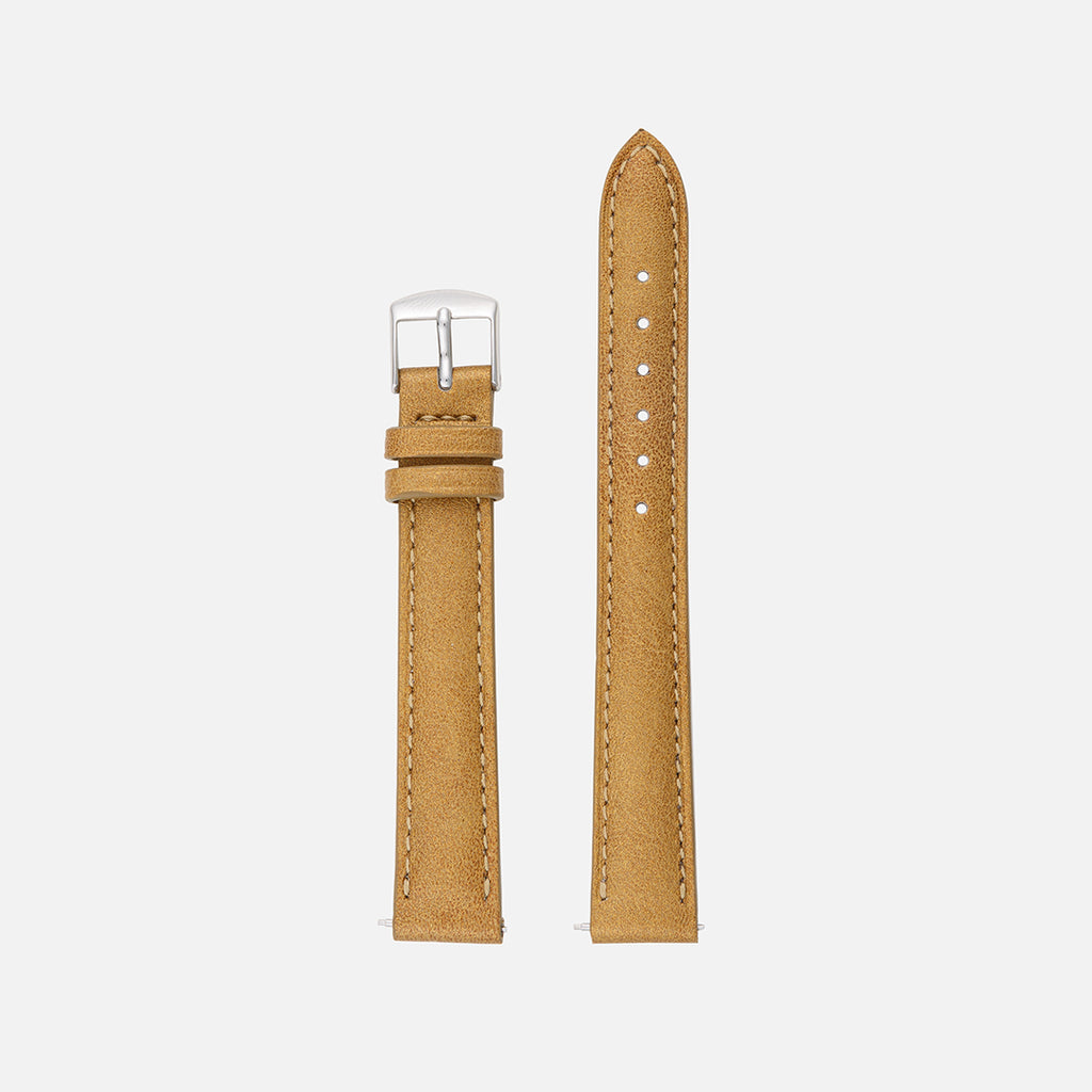 bracelet en cuir pour montre femme doré