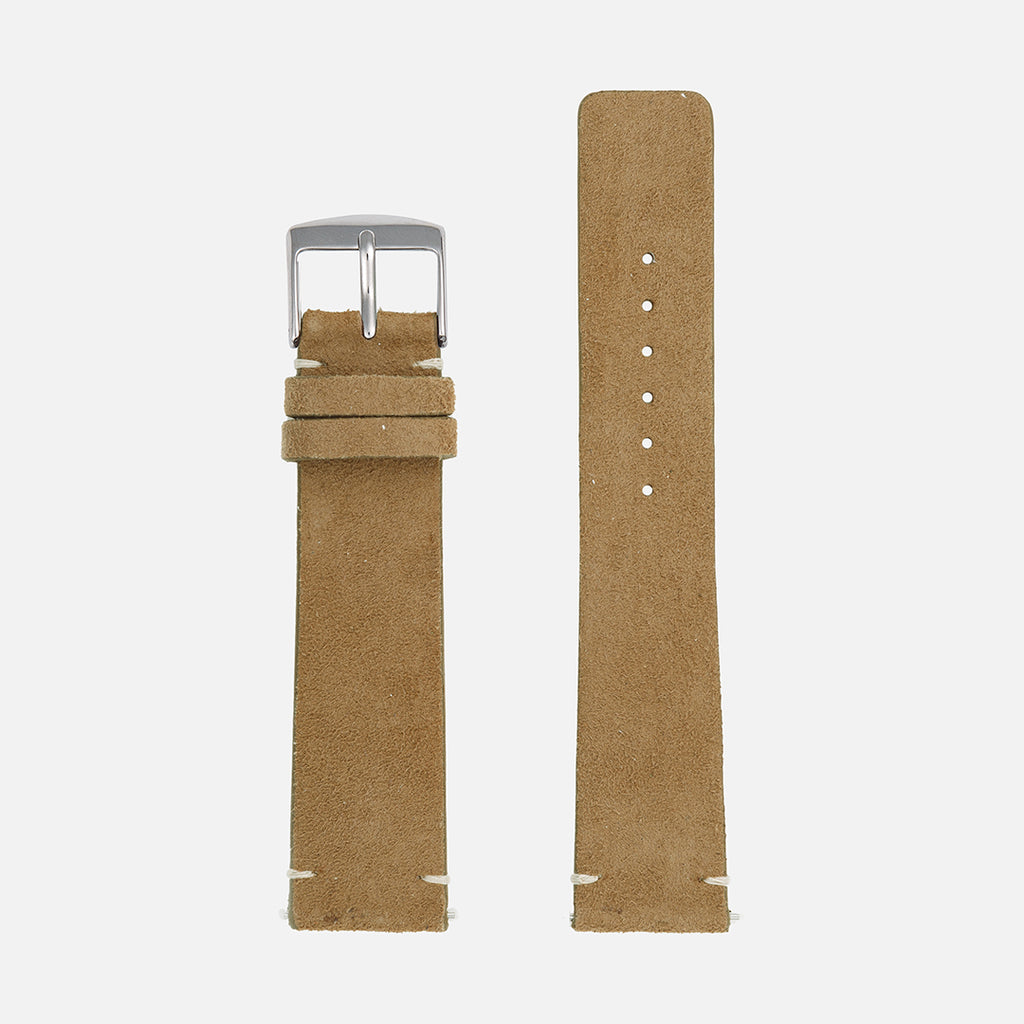 bracelet montre vintage beige