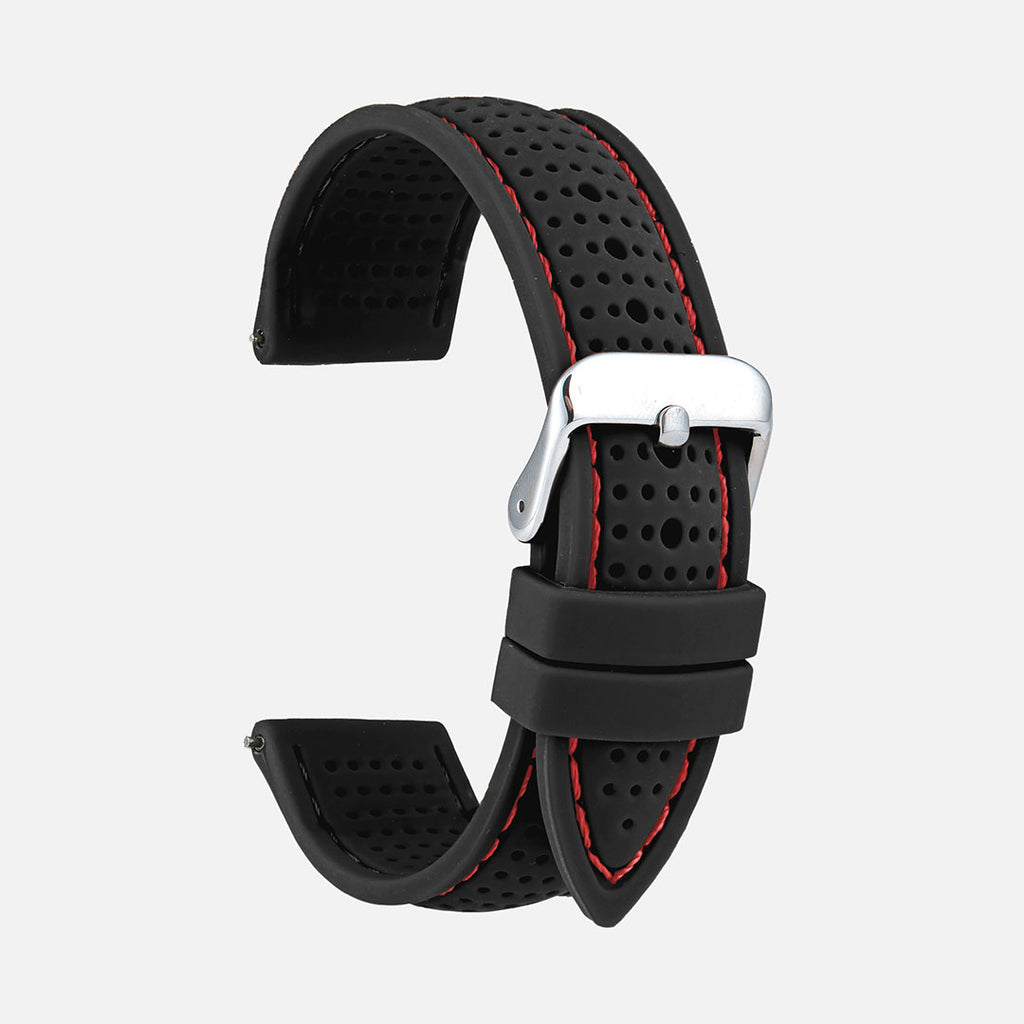 bracelet en silicone sport rouge