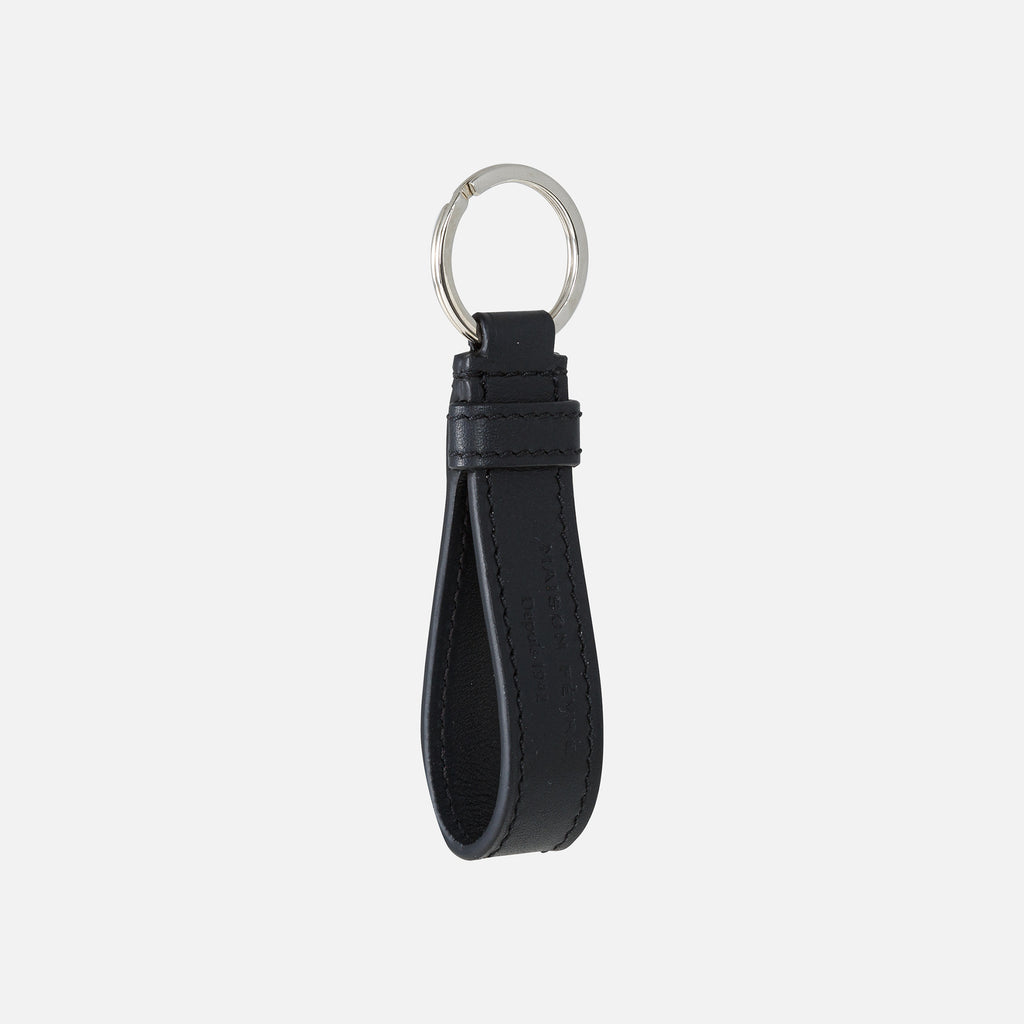 porte clés dragonne avec anneau noir