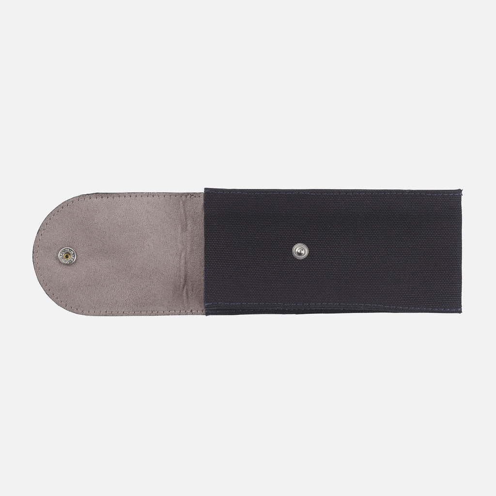 rangement pour montres en tissu gris
